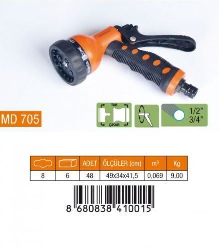 MD705 OTOMATİK TABANCA 7 FONKSİYONLU